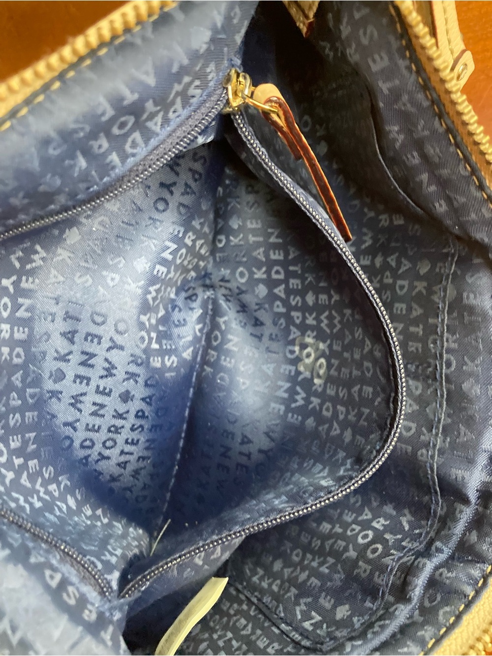 Kate Spade Berkshire Road Adela |Taupe Pebbled Leather Shoulder Bag - Picture 14 of 15